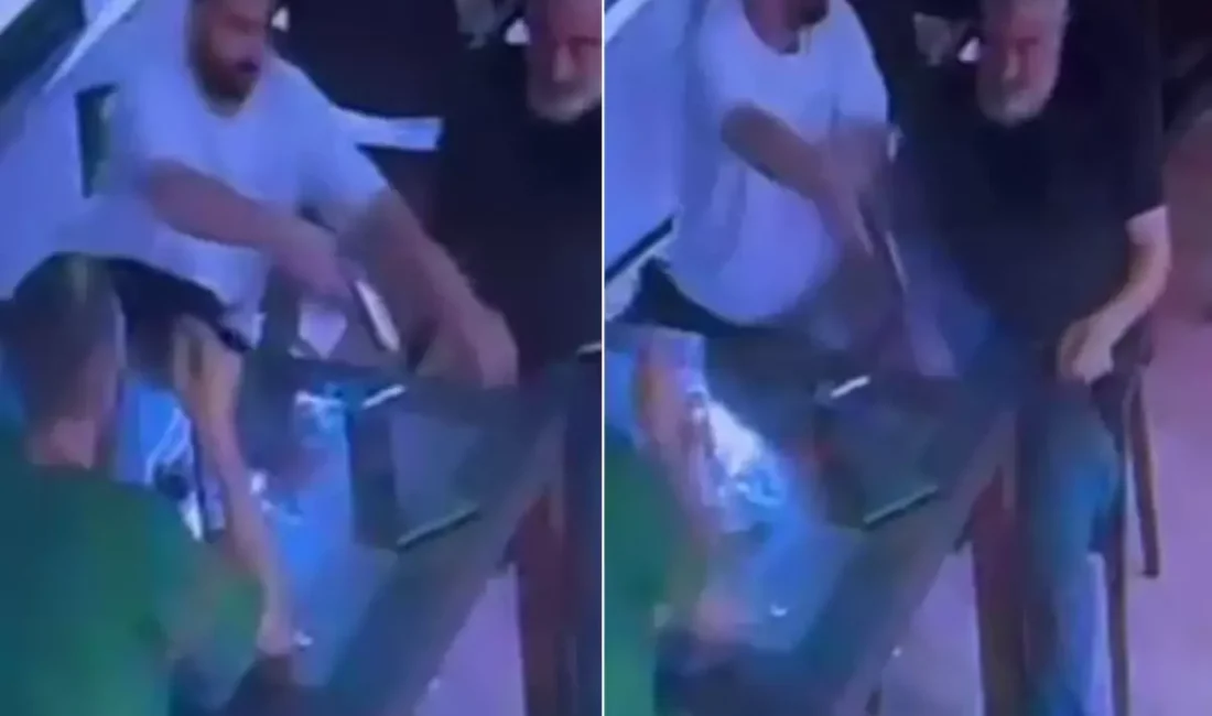 Kocaeli'nin Kandıra İlçesinde polis memuru D.T.'nin büfede birlikte oturduğu O.K.