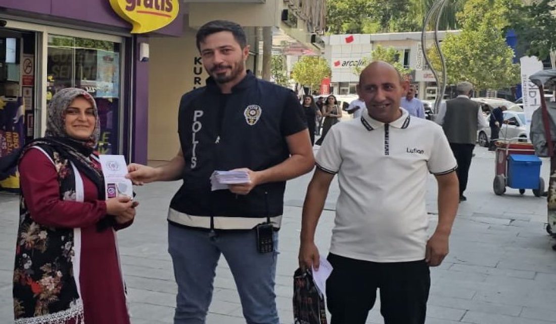 Hakkari İl Emniyet Müdürlüğü, il ve ilçelerde KADES (Kadın Acil