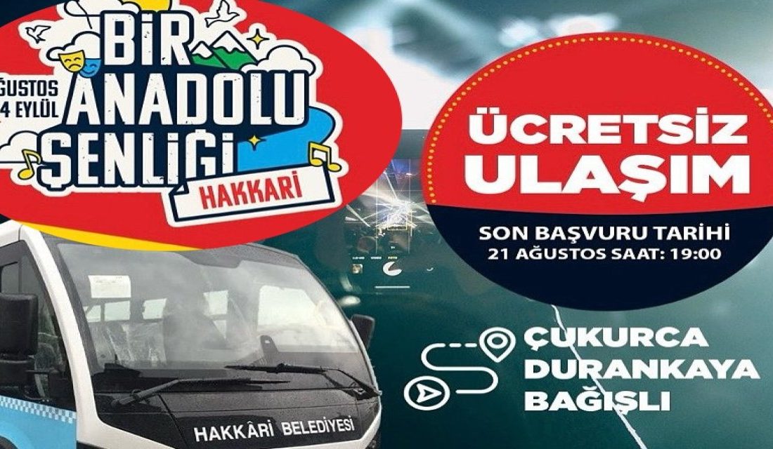 Kültür ve Turizm Bakanlığı’nın koordinesiyle düzenlenecek olan Bir Anadolu Şenliği,