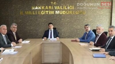 İl Milli Eğitim Müdürü Nurettin Yılmaz başkanlığında, Eğitim Müfettişleri Başkanı,