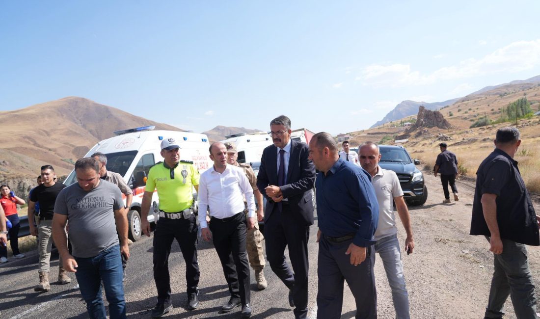 Hakkari-Van kara yolunun Dikilitaş mevkisinde meydana gelen trafik kazasında 3