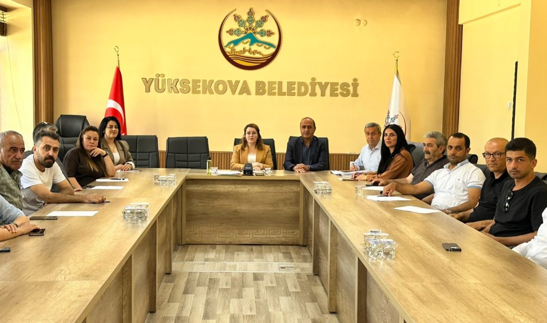 Yüksekova Belediyesi 2025 yılı Ağustos ayı meclis toplantısı, belediye hizmet