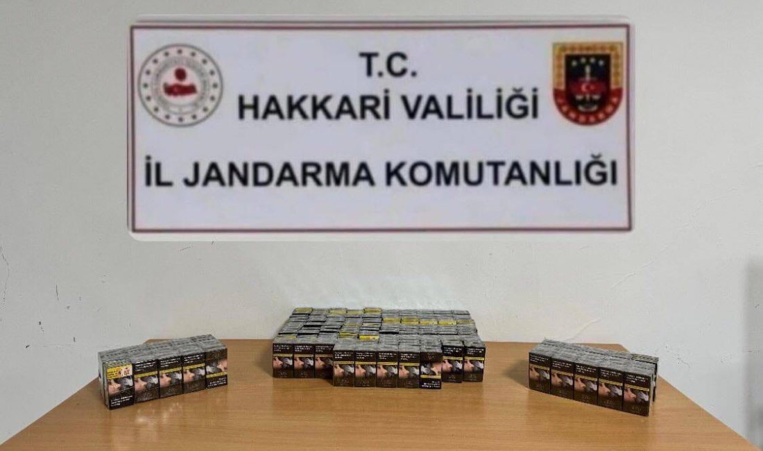 Hakkâri İl Jandarma Komutanlığı ekipleri, kaçakçılıkla mücadele kapsamında yürütülen çalışmalar