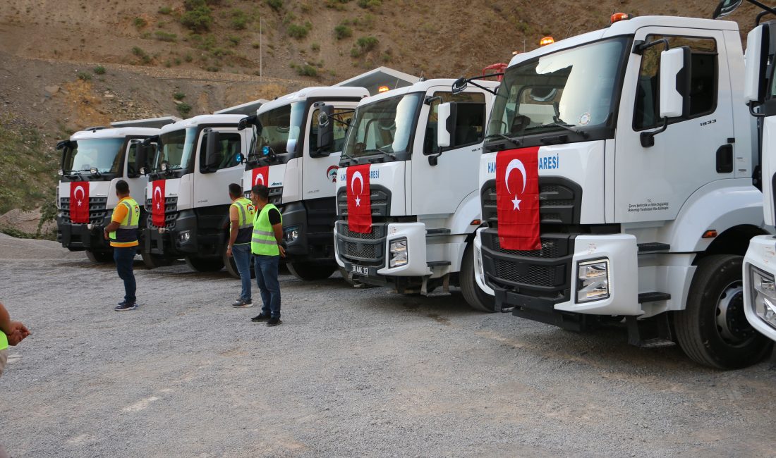 2025 yılı içerisinde Hakkâri İl Özel İdaresi araç filosuna toplam