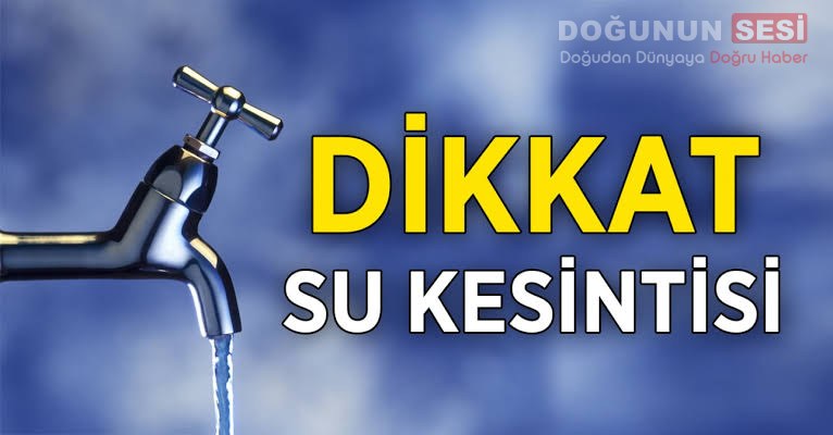Hakkari Belediyesi Su İşleri Müdürlüğü, içme suyu altyapısında yapılacak bakım