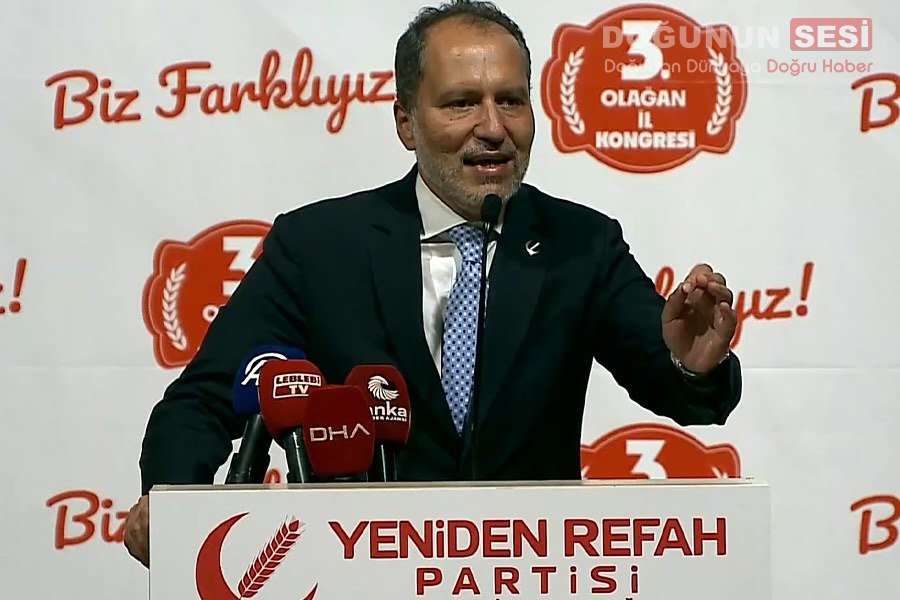 Yeniden Refah Partisi (YRP) Genel Başkanı Fatih Erbakan, partisinin Çorum