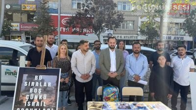 Gençlik Kolları Başkanı Yusuf Rızgar Özdemir: “Gazze’de her boş sıra,