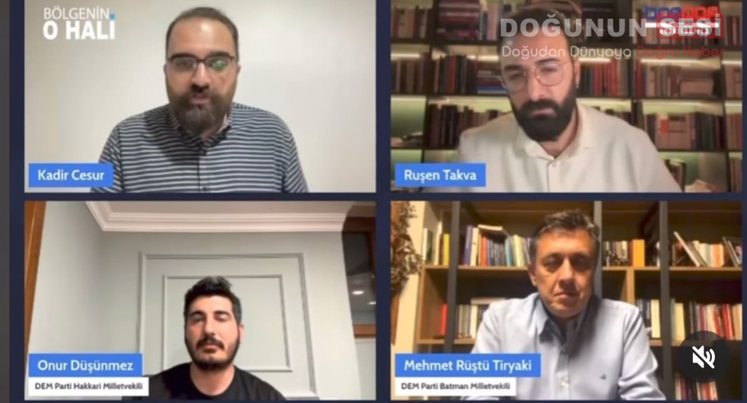 DEM Parti Hakkari Milletvekili Onur Düşünmez, sosyal medya hesabından katıldığı