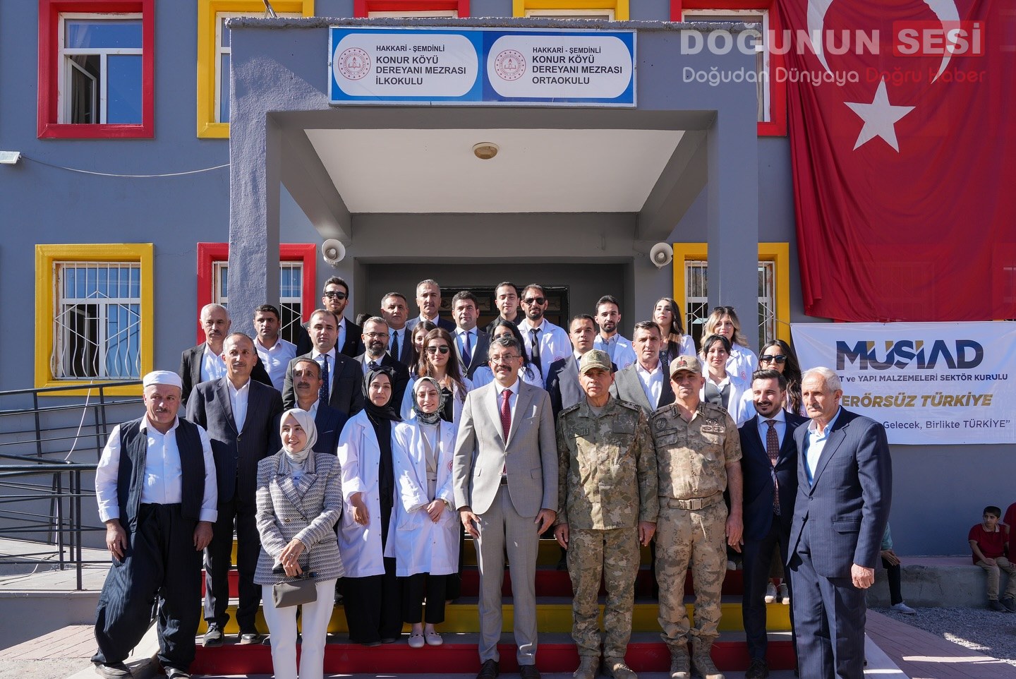 Hakkari’nin Şemdinli ilçesinde, MÜSİAD Genel Merkez İnşaat ve Yapı Malzemeleri