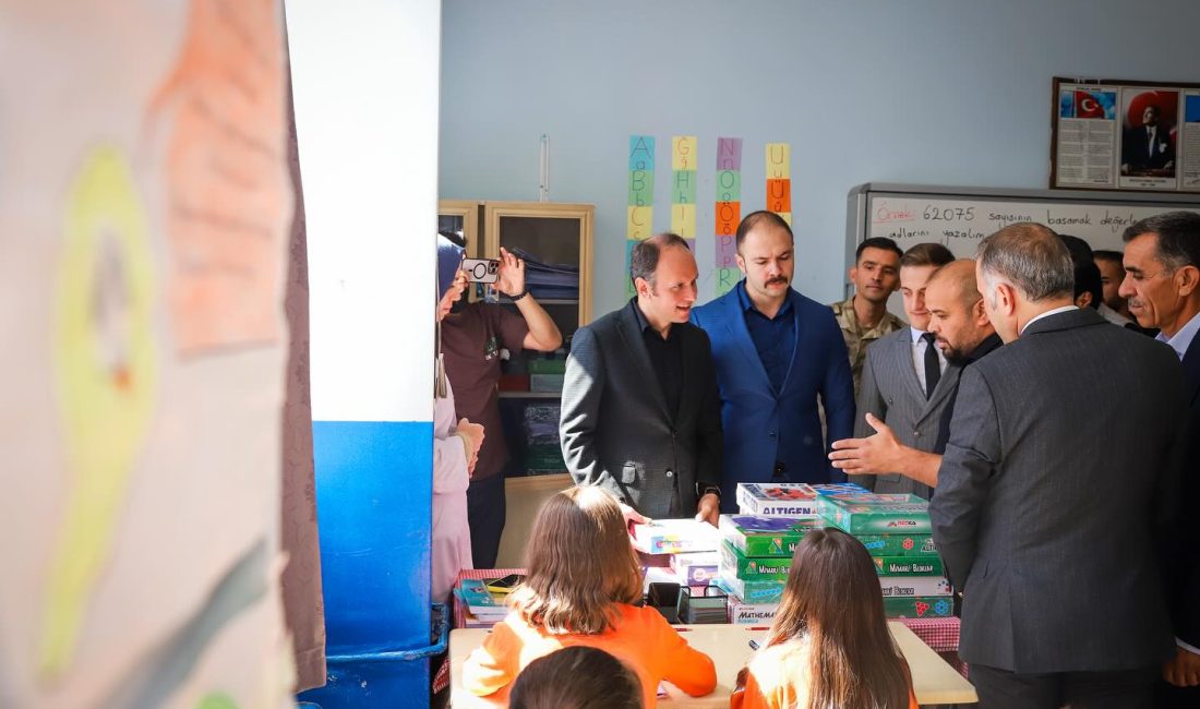 Şemdinli’nin Boğazköy Köyü İlköğretim Okulu’nda, öğrencilerin zihinsel gelişimini desteklemek amacıyla