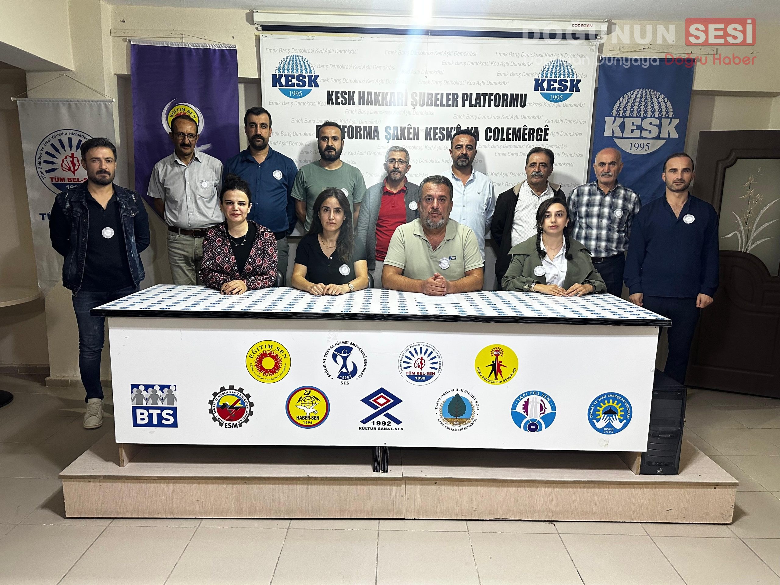 Küresel Sumud Filosuna yönelik İsrail saldırısına tepki gösteren KESK Hakkari
