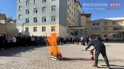 Hakkari İl Milli Eğitim Müdürlüğü koordinesinde, AFAD ekiplerinin katılımıyla Hakkâri
