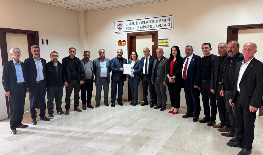 CHP Hakkari İl Başkanı Çakırbeyli: “Bugüne kadar ve bundan sonraki
