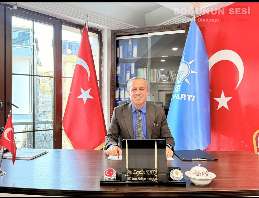 AK Parti Hakkari İl Başkanı Zeydin Kaya, Hakkari-Van Karayolu üzerindeki