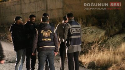 Hakkari’de Geniş Kapsamlı Huzur Denetimi Hakkari İl Emniyet Müdürlüğü personeli, kent genelinde huzur ve güven
