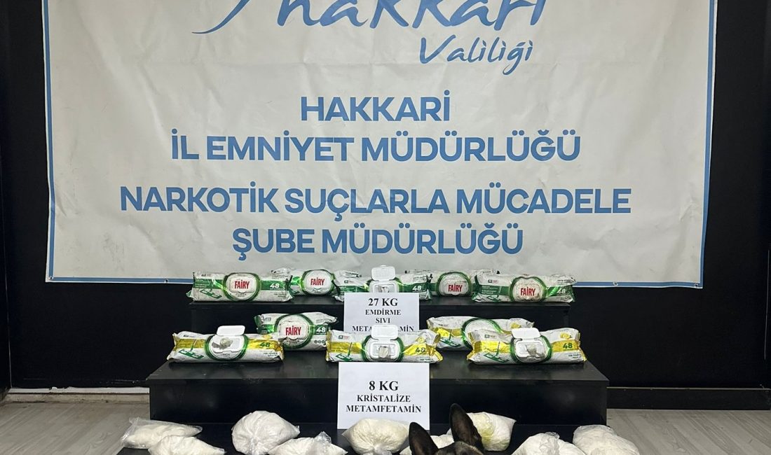 Hakkari’de 43 Kilo Uyuşturucu Ele Geçirildi: 2 Şüpheli Tutuklandı Hakkari İl Emniyet Müdürlüğü, uyuşturucu ile mücadele kapsamında yürüttüğü başarılı