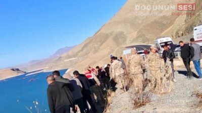 Hakkari’den Van istikametine seyir hâlinde olan bir araç, Zernek Barajı