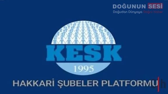 Hakkari KESK’ten Van Mitingine Çağrı: “Geçinemiyoruz! Yeter Demenin Vakti Geldi!” Kamu Emekçileri Sendikaları Konfederasyonu (KESK) Hakkari Şubeler Platformu, artan geçim