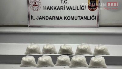 Hakkari İl Jandarma Komutanlığının uyuşturucu ticaretine yönelik yürüttüğü titiz çalışmalar,