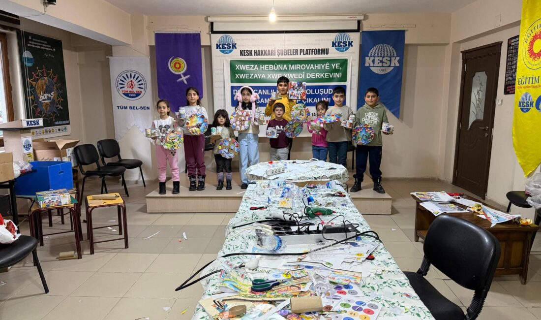 Eğitim Sen Hakkari Şubesi Ekoloji Komisyonu, çevre bilincini erken yaşlarda