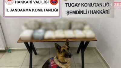 Hakkari İl Jandarma Komutanlığı tarafından Narkotik Suçlarla Mücadele kapsamında yürütülen