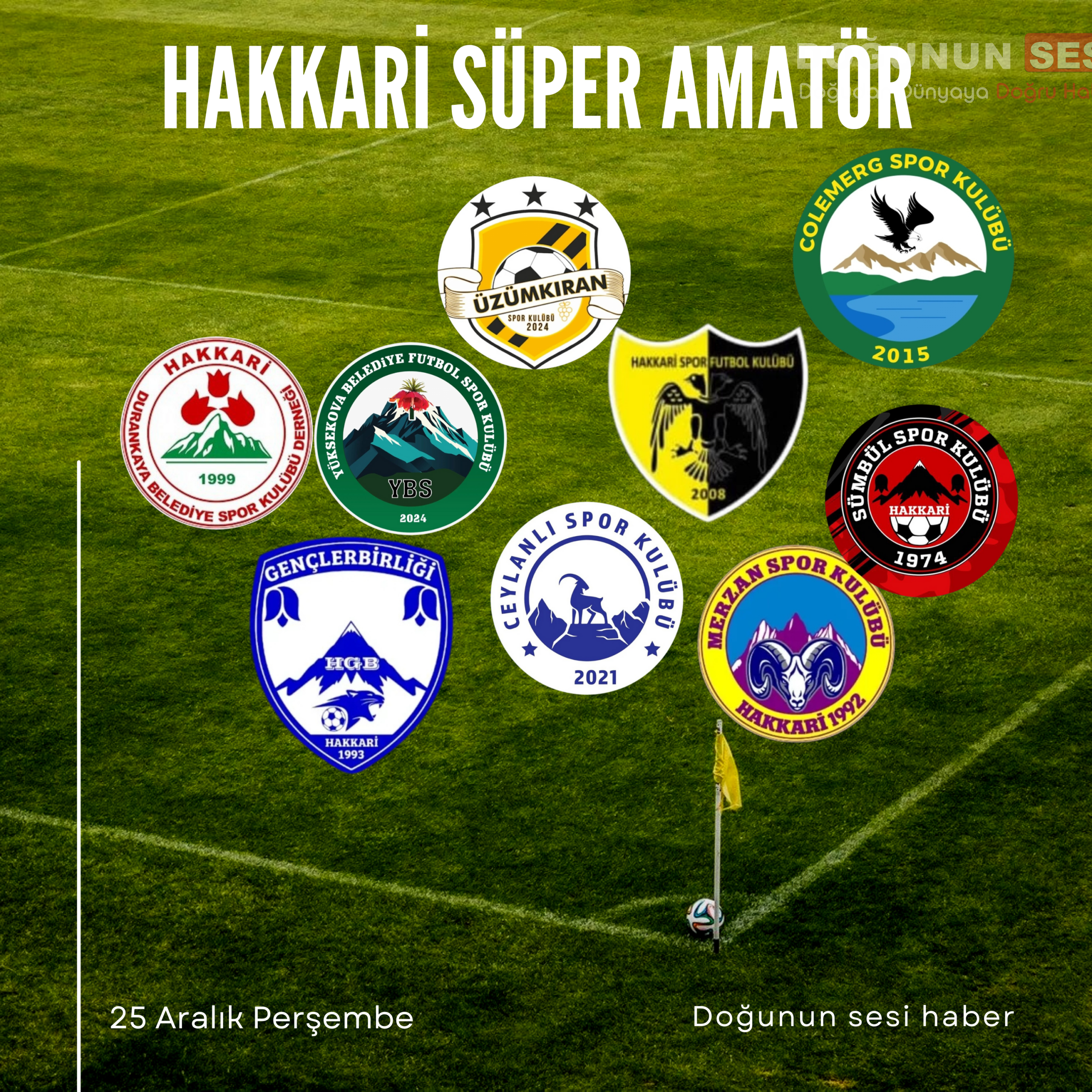 Hakkari Süper Amatör Ligi’nde bugün oynanan karşılaşmalar, hem skorlar hem