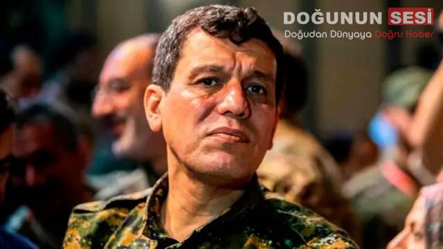 Suriye Demokratik Güçleri (SDG) Genel Komutanı Mazlum Abdi, Suriye sahasında