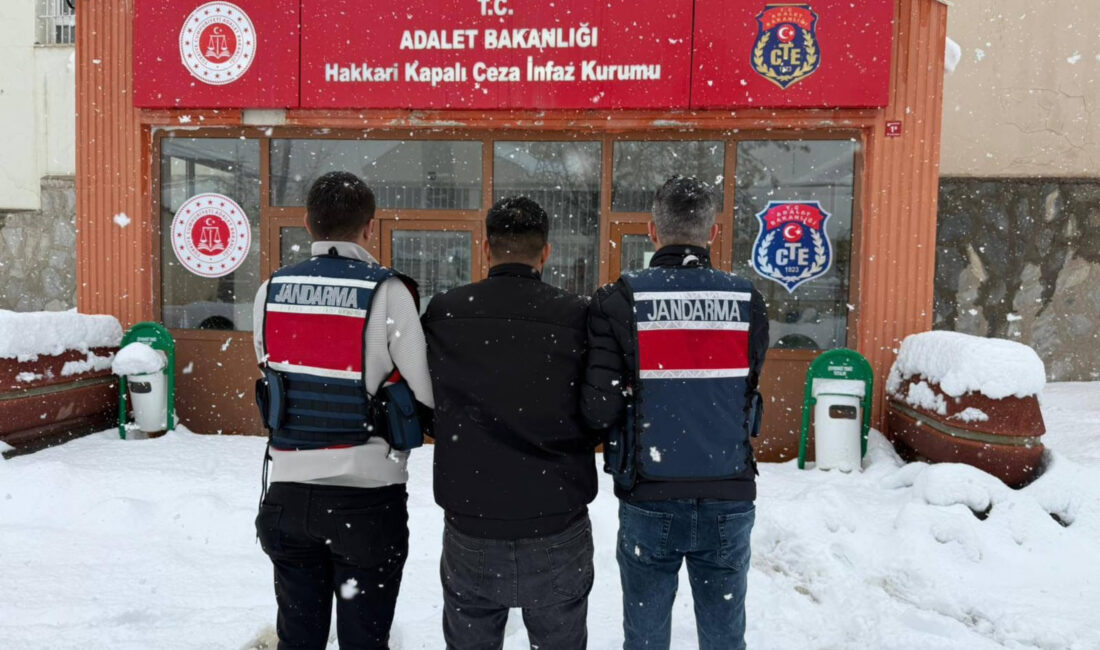 Hakkari İl Jandarma Komutanlığı ekipleri, aranan şahısların yakalanmasına yönelik yürüttüğü