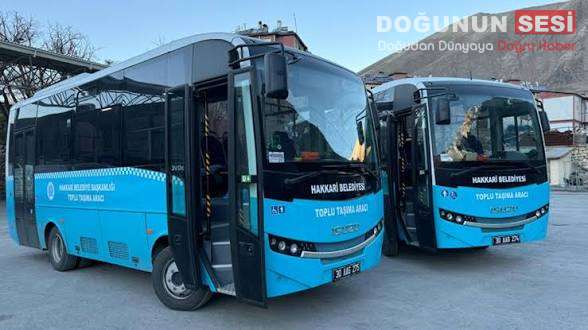 Hakkari Belediyesi, bayram süresince şehir içi toplu taşıma hizmetinin ücretsiz