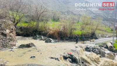 Hakkari merkez Biçer Mahallesi 715. Sokak’ta yarım bırakılan su kanalı