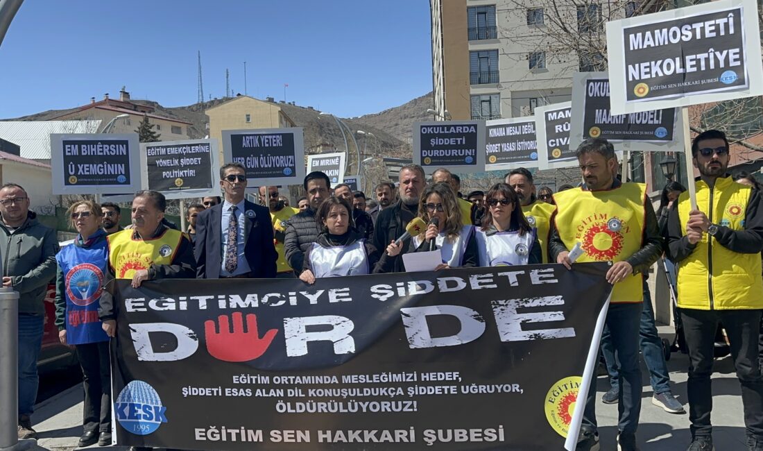 Hakkari Eğitim Sen’den Okullardaki Şiddete Tepki: “Artık Önlem Alınmalı” Hakkari Eğitim Sen, Şanlıurfa’nın Siverek ilçesinde bir lisede yaşanan silahlı