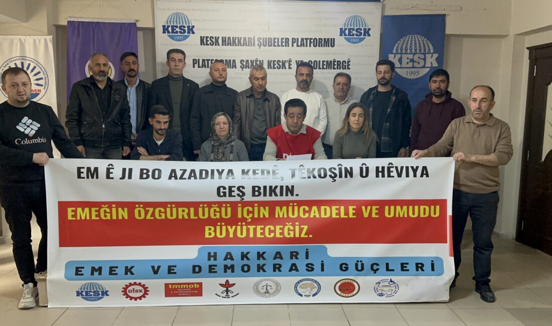Hakkari Emek ve Demokrasi Platformu, 1 Mayıs Emek ve Dayanışma