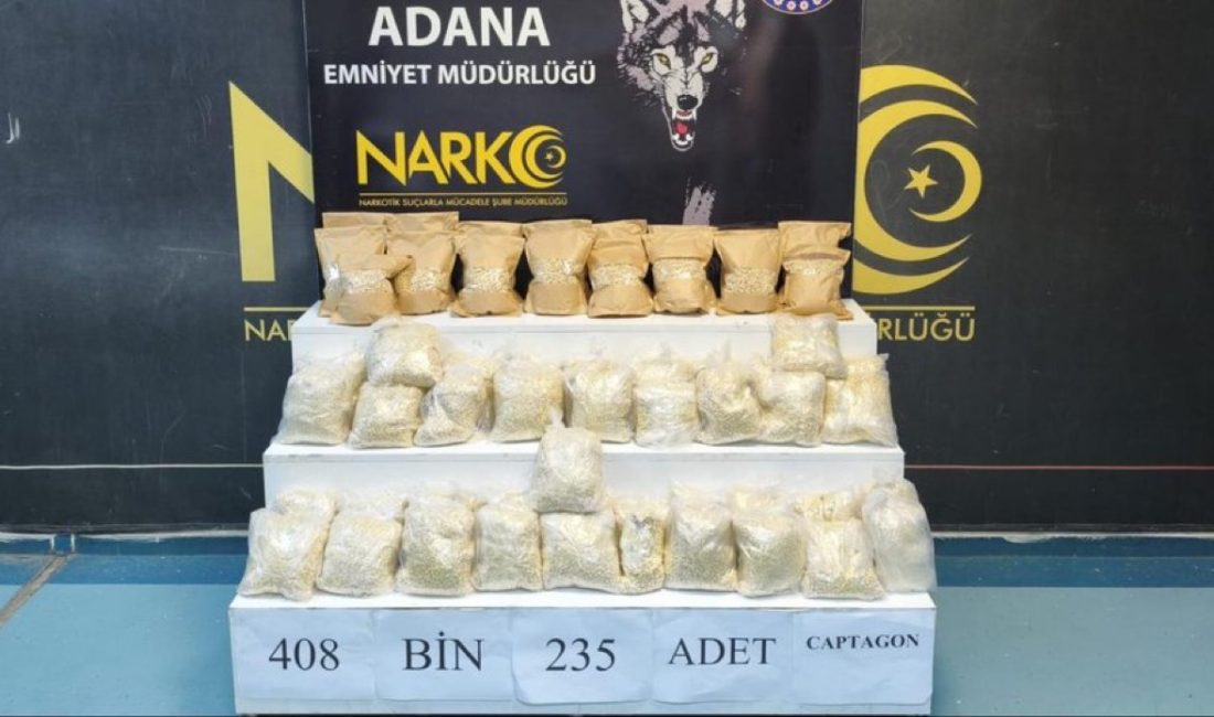 Adana’da Dev Uyuşturucu Operasyonu: 408 Bin Hap Ele Geçirildi, TIR Sürücüsü Tutuklandı Adana’da narkotik ekiplerinin düzenlediği operasyonda bir TIR’da 408 bin 235