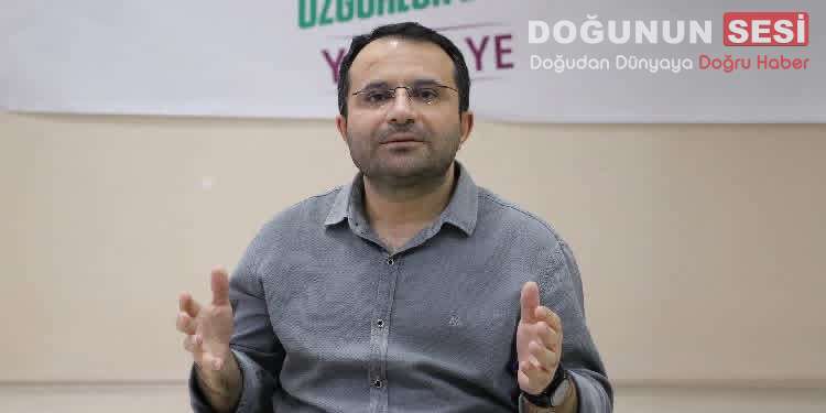 DEM Parti Eşbaşkan Yardımcısı Tayip Temel, barış ve çözüm sürecine