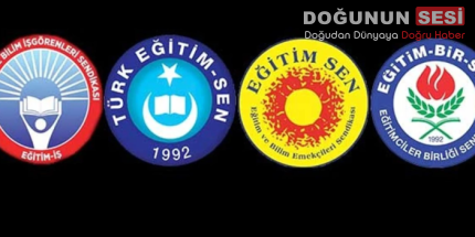 Eğitim, öğretim ve bilim hizmetleri iş kolunda faaliyet gösteren sendikaların