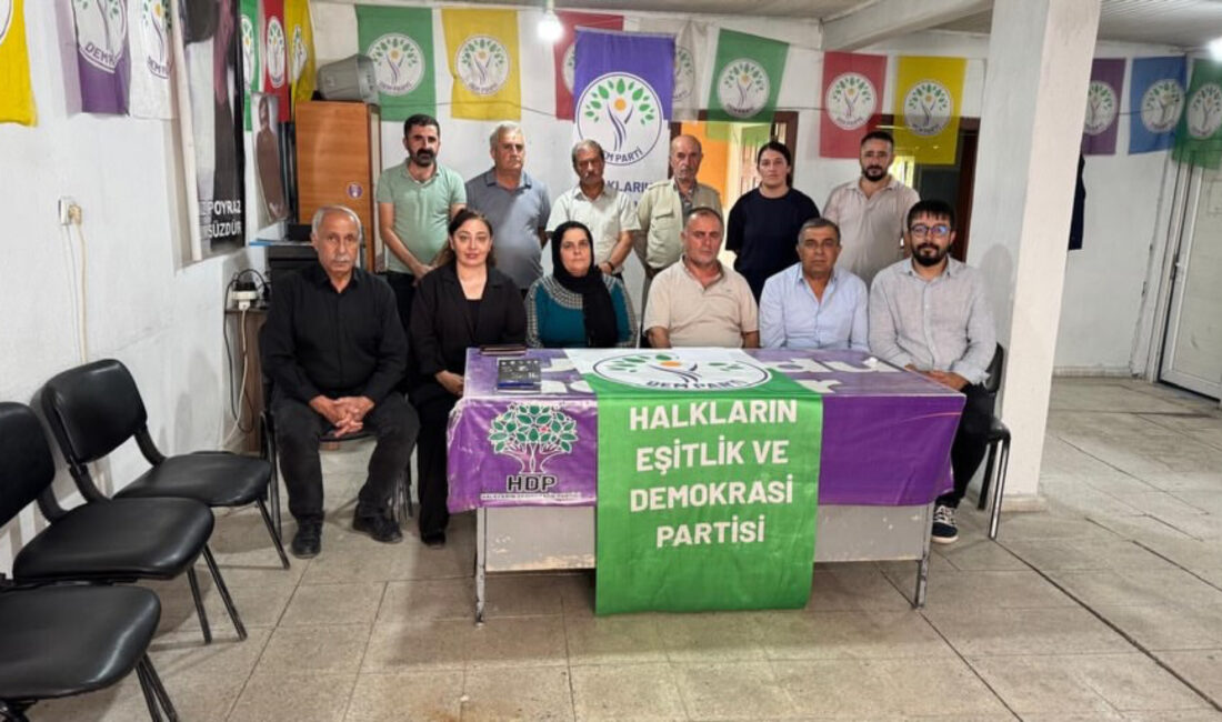 DEM Parti Çukurca İlçe Örgütü, yapılması planlanan ilçe kongresi için