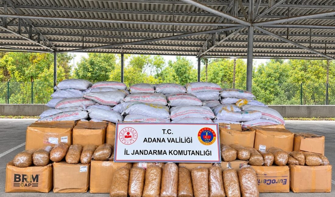Adana İl Jandarma Komutanlığı ekipleri, kaçakçılıkla mücadele kapsamında gerçekleştirdikleri çalışmalarla