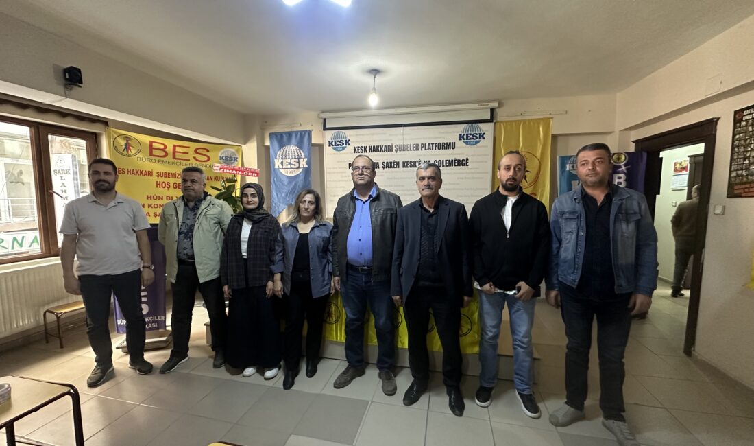 Büro Emekçileri Sendikası (BES) Hakkâri Şubesi’nin 11. Olağan Genel Kurulu