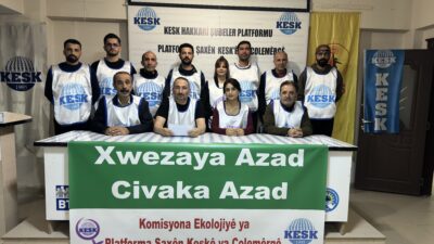 Hakkâri KESK Şubeler Platformu Ekoloji Komisyonu Eş Sözcüsü Rezan Kışkır,
