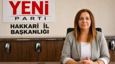 Yeni Parti Hakkâri İl Başkanı Suzan Çakırbeyli, kentte günlerdir musluklardan