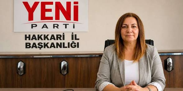 Yeni Parti Hakkâri İl Başkanı Suzan Çakırbeyli, kentte günlerdir musluklardan